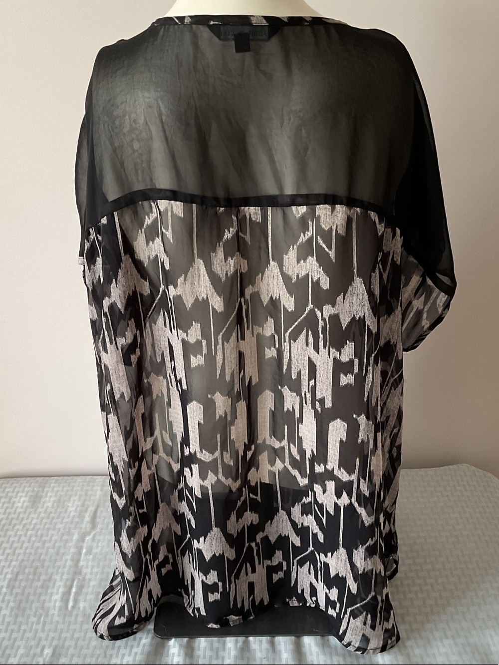 Addition Elle Printed Top With Sequin Trim - Picture 6 of 9